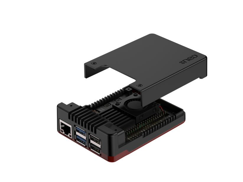 Argon neo 5 bred case for raspberry pi 5 with built in fan pi 5 