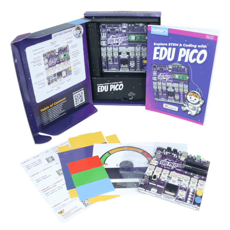 EDU PICO 學習套件 | EDU PICO: Project &#038; Innovation Kit for Pico W | Pico W / Pico 2 W 適用 | 贈中文版手冊