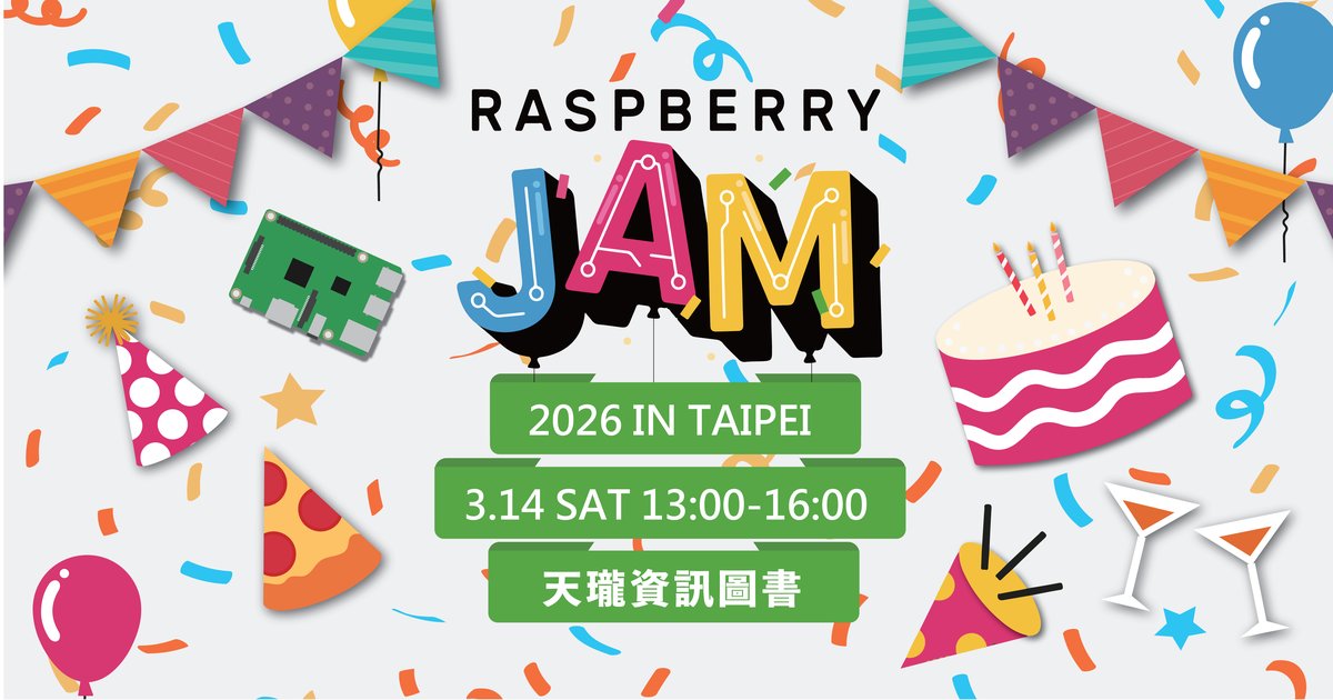 Raspberry Jam in Taipei 2026